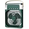 Ventilador Portátil Com Iluminação Umidificador Climatizador - Imagem 4